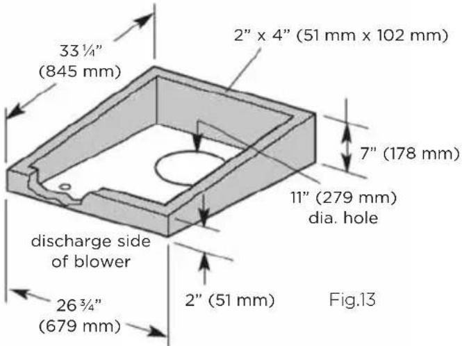 Fisher & Paykel HBD1200E - Option 3: Flat roof installation - 1