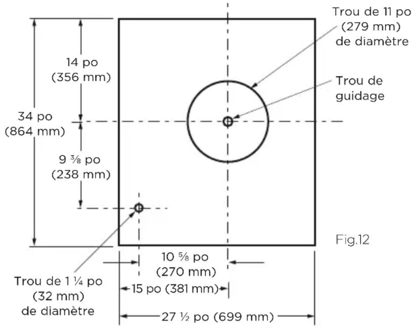 Fisher & Paykel HD30 - Option 1 : Installation au mur - 1
