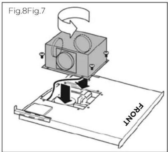 Fisher & Paykel HD30 - Option 1: Internal blower, front installation for venting left, right or down - 2