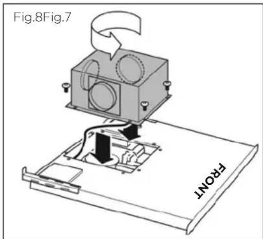 Fisher & Paykel HD36 - Option 1: Internal blower, front installation for venting left, right or down - 2