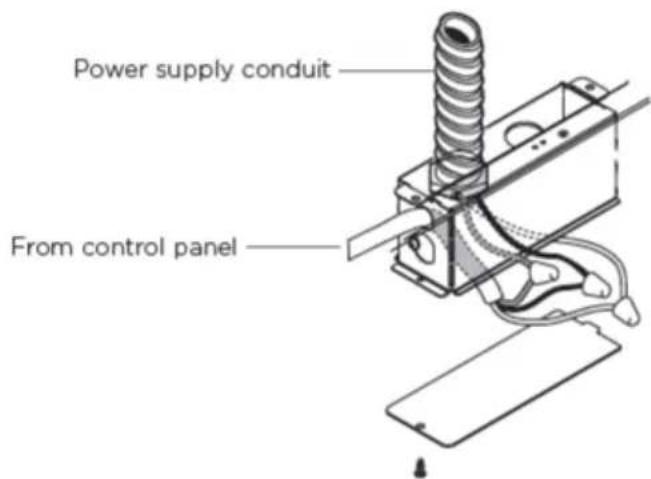 Fisher & Paykel HCB3612 - Range hood internal blower electrical connection (HCB30/36/48 models only) - 1