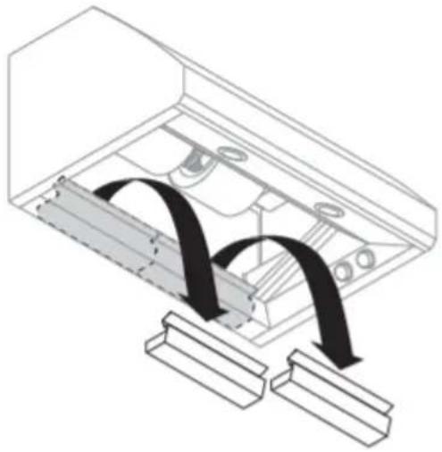 Fisher & Paykel HCB3612 - To remove the filters: - 3
