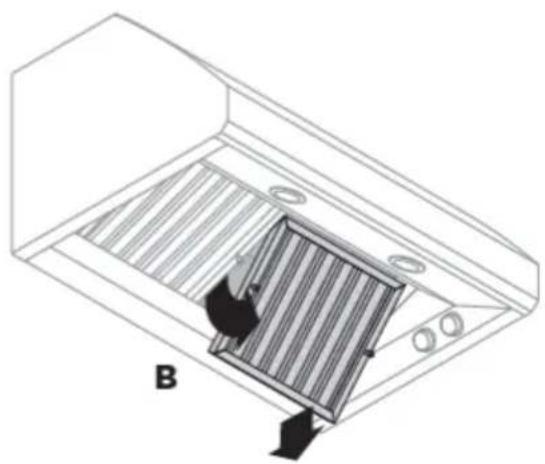 Fisher & Paykel HCB3612 - To remove the filters: - 2