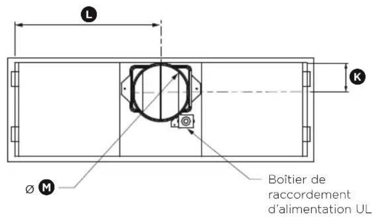 Fisher & Paykel HP36ILTX1 - Dimensions du produit et de l'ouverture dans l'armoire - 1