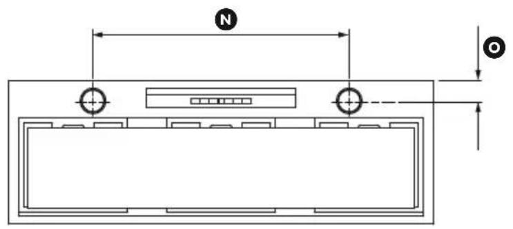 Fisher & Paykel HP36ILTX1 - Dimensions du produit et de l'ouverture dans l'armoire - 3