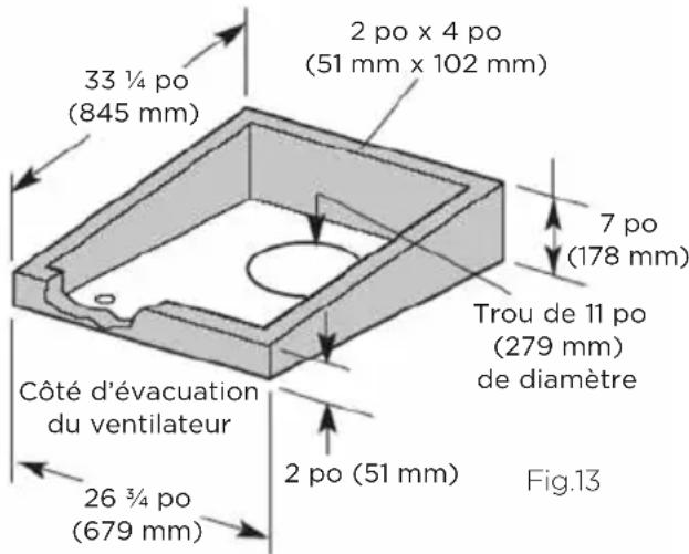 Fisher & Paykel HBD600I - Option 3: Installation sur un toit plat - 1