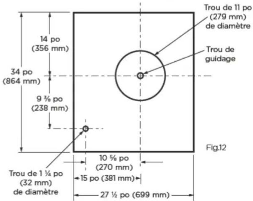 Fisher & Paykel HBD600I - Option 1: Installation au mur - 1