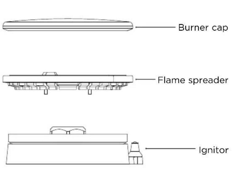 Fisher & Paykel CDV3365 - Replacing burner parts - 1