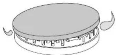 Fisher & Paykel CDV3365 - Réinstallation des pièces du brûleur - 2