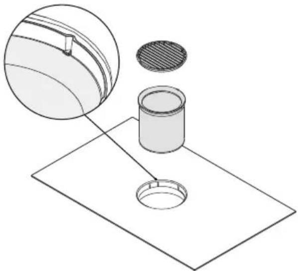 Fisher & Paykel CID364DTB4 - Cleaning the filter cover and grease filter - 1