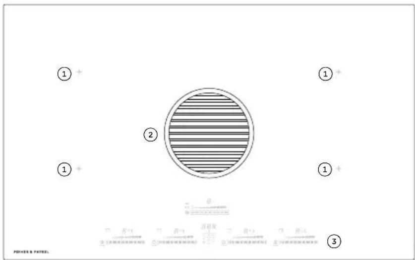Fisher & Paykel CID364DTB4 - Cooktop overview - 1