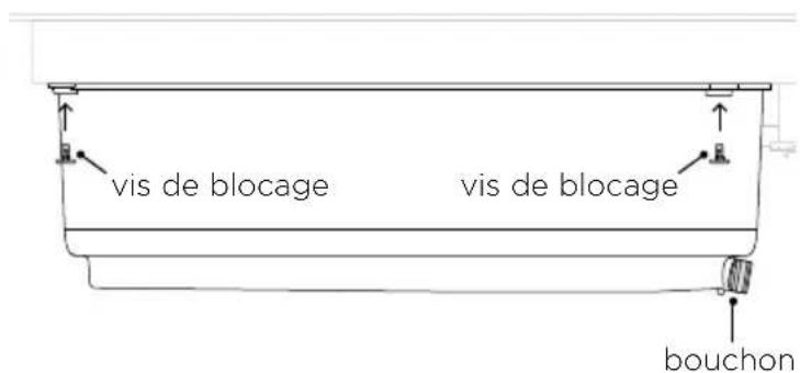 Fisher & Paykel CID364DTB4 - Pour retirer le déversoir de débordement - 1