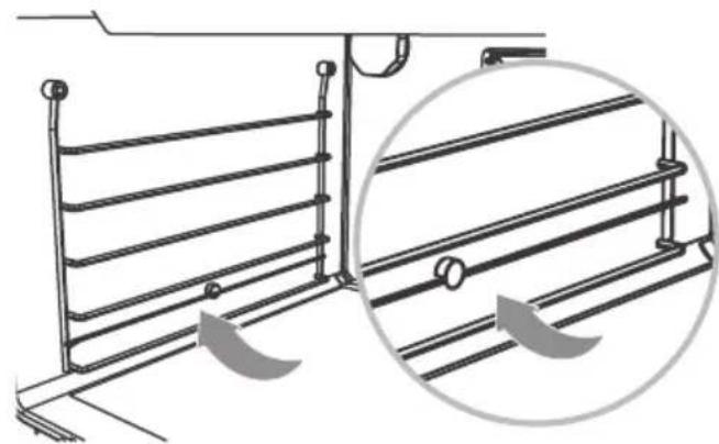 Fisher & Paykel RDV2486GD - Pour replacer les rayons lateraux - 2