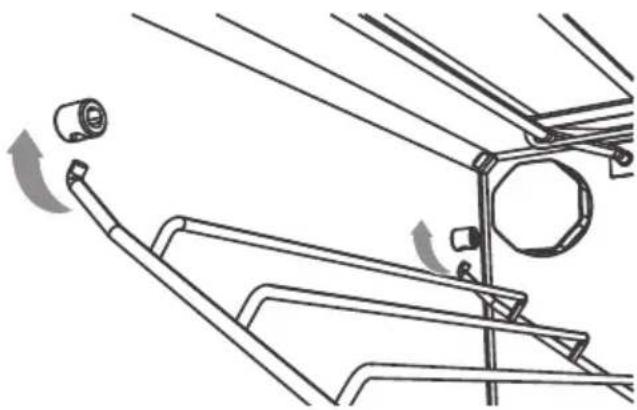 Fisher & Paykel RGV2486GD - Pour replacer les rayons latéraux - 1