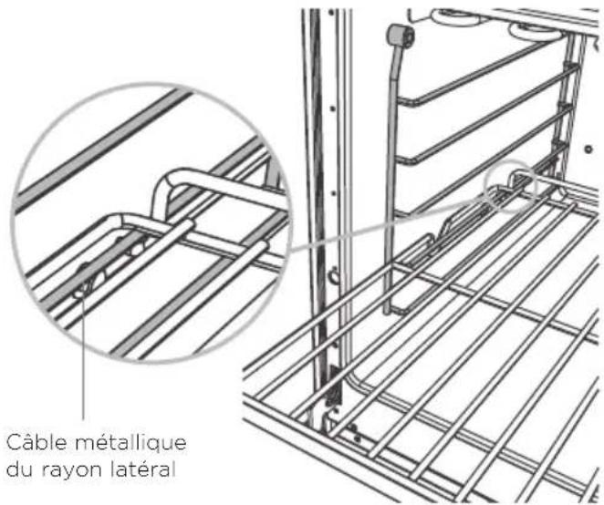 Fisher & Paykel RGV2486GD - Pour insérer les grilles - FOUR SECONDDAIRE (modèles 48 pouces uniquement) - 2