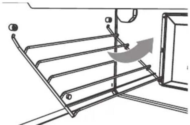 Fisher & Paykel RGV2486GD - Pour retirer les rayons latéraux - 2
