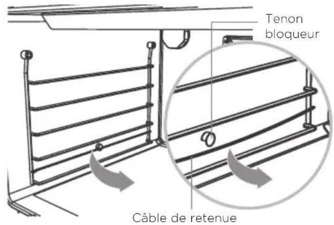 Fisher & Paykel RGV2486GD - Pour retirer les rayons latéraux - 3