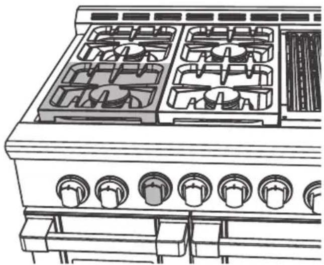 Fisher & Paykel RDV2304 - Utilisation des brûleurs - 1