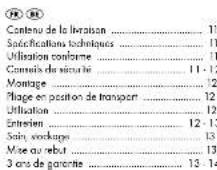 Playtive IAN 283035 - Contens/indholdsofgeigneTable des matieres/inhvcuogage/ihcatiszechnis - 6