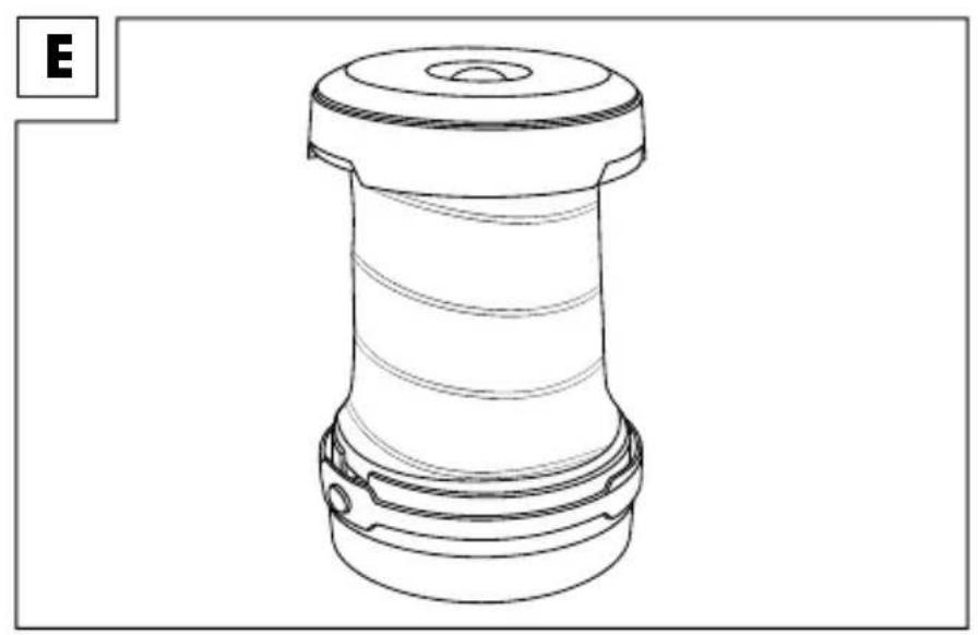 CRIVIT IAN 297011 - CAMPINGLAMPE - 6