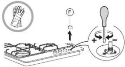 INDESIT ING 72TBK - The burner does not stay lit - 1