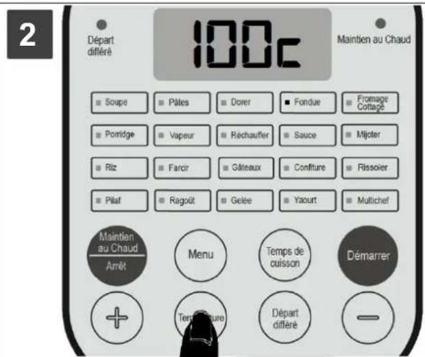 CONTINENTAL EDISON CEMC900IN - Personalizzazione della temperatura di cottura: - 3