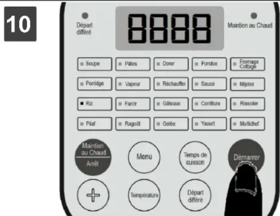 CONTINENTAL EDISON CEMC900IN - Cuisson du riz : - 3