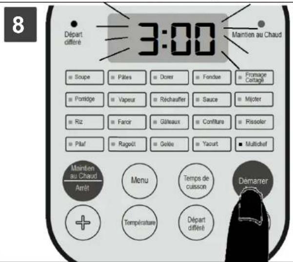 CONTINENTAL EDISON CEMC900IN - Programma Multichef: - 8