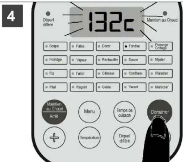 CONTINENTAL EDISON CEMC900IN - Customize the cooking temperature: - 1