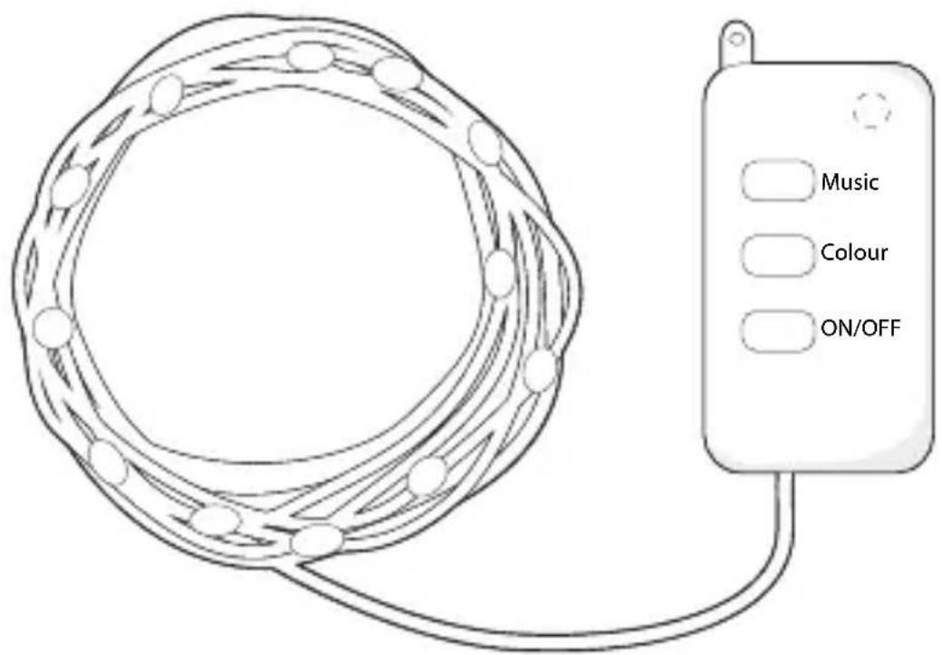NEDIS WIFILX50RGB - Wi-Fi Smart String of Lights - 1