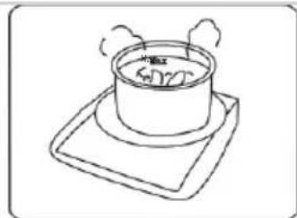 CONTINENTAL EDISON CEMCSP1000I - Do not use a pot other than the dedicated pot - 1