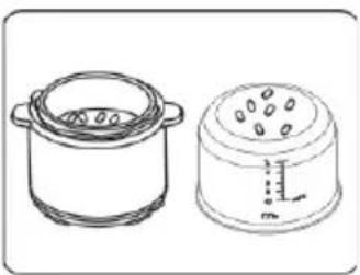 CONTINENTAL EDISON CEMCSP1000I - When the cooker is working, please do not touch the lid - 3