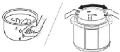 CONTINENTAL EDISON CEMCSP1000I - Put the exhaust valve well - 4