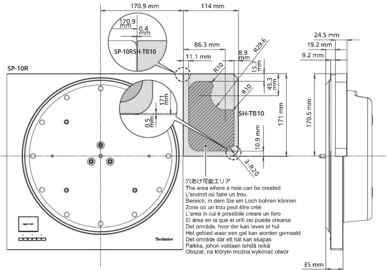 TECHNICS SH1000R - Prima di montare il lettore - 1