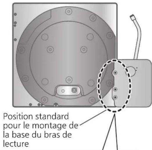 TECHNICS SH1000R - Montez la base du bras de lecture sur l'unité principale SP-10R. - 1
