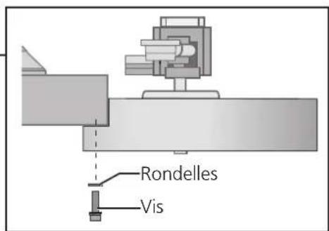 TECHNICS SH1000R - Montez la base du bras de lecture sur l'unité principale SP-10R. - 3