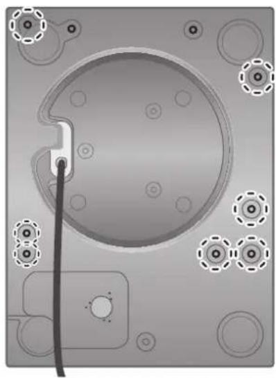 TECHNICS SH1000R - Montez la platine sur l'unité principale SP-10R. - 2