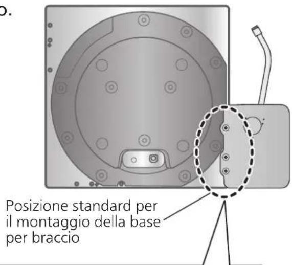 TECHNICS SH1000R - Montare la base per braccio sull'unità principale SP-10R. - 1