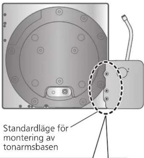 TECHNICS SH1000R - Montera tonarmsbasen på huvudenheten SP-10R. - 1