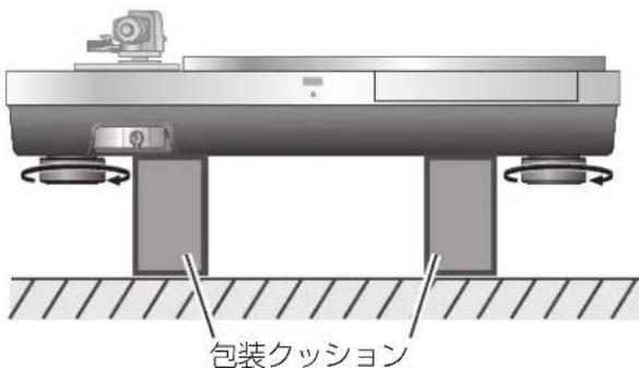 TECHNICS SH1000R - 付属品の六角レンチで SP-10R 取付ネジセットを取り付ける。 (右図7カ所) - 2