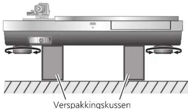 TECHNICS SH1000R - Bevestig de isolatoren. - 1