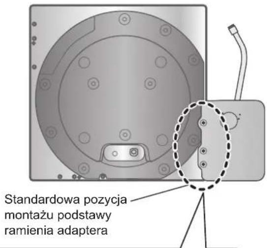 TECHNICS SH1000R - Zamontuj podstawę ramienia adaptera na jednostce głównej SP-10R. - 1