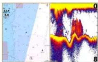 LOWRANCE HOOK Reveal 5x - Pages personalisées à plusieurs fenêtres - 1