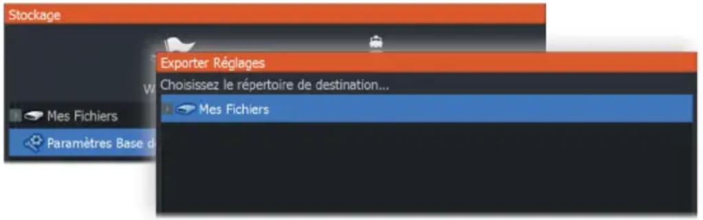LOWRANCE HOOK Reveal 5x - Exportation de la base de données de paramètres - 1