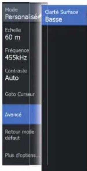 LOWRANCE HOOK Reveal 5x - Paramètres avancés - 1