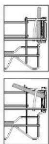 INDESIT DIE 2B19 UK - FOLDABLE FLAPS WITH ADJUSTABLE POSITION - 1