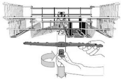 INDESIT DIE 2B19 UK - CLEANING THE SPRAY ARMS - 1