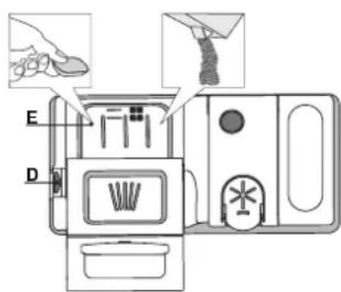 INDESIT DIE 2B19 UK - FILLING THE DETERGENT DISPENSER - 1