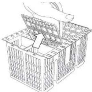 INDESIT DIE 2B19 UK - CUTLERY BASKET - 1