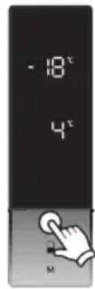 INDESIT I84TE 31 X EX - Муздаткыш температурасының баптаулары - 1